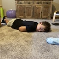 JB Crashed after a long day at the Iowa Games